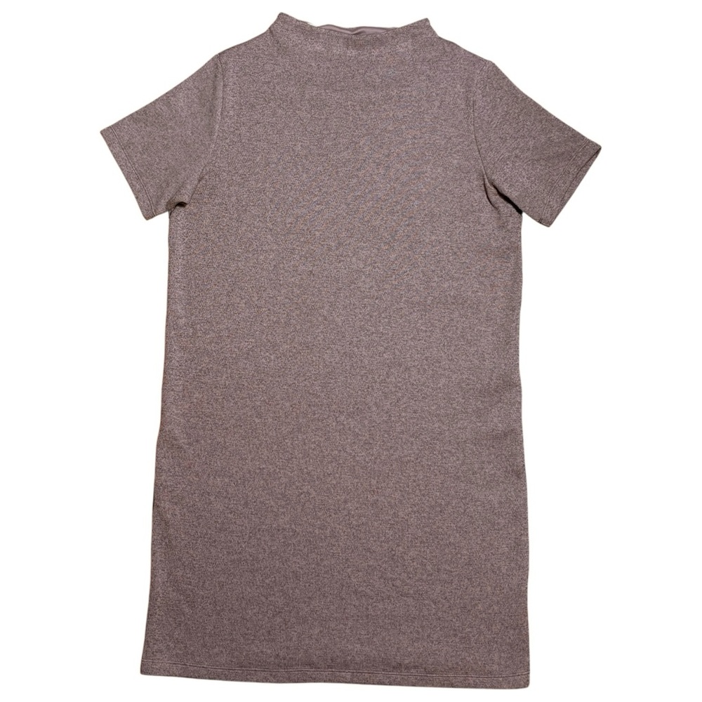 Arc’teryx Laina Mock Neck Short Sleeve Knit Dress in Jute Heather Sz L